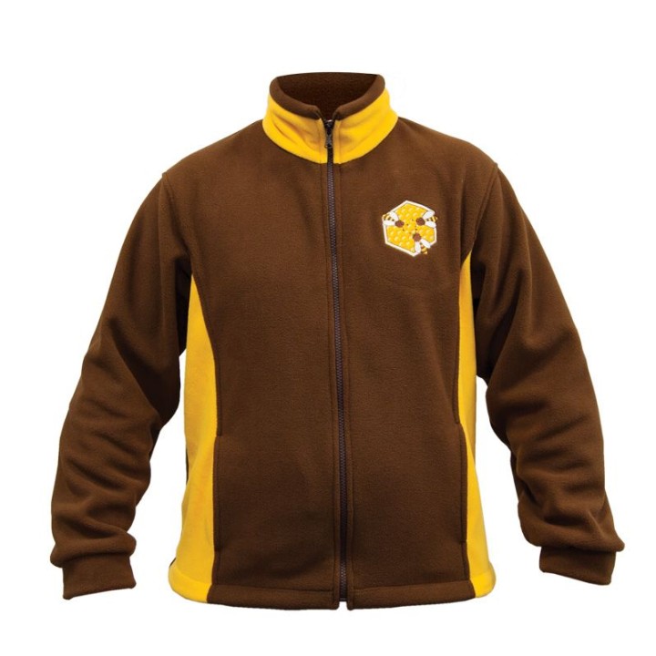 Polar z haftem dla pszczelarza (brązowy) - rozmiar męski - PLR1B