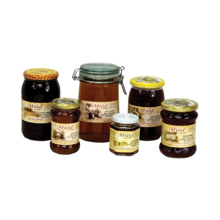 Paczka etykiet na miód wrzosowy 116x50 (100szt) - wzór 1030