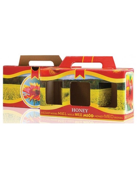 Pudełko na 3 słoiki 315ml (10szt) -  P2B