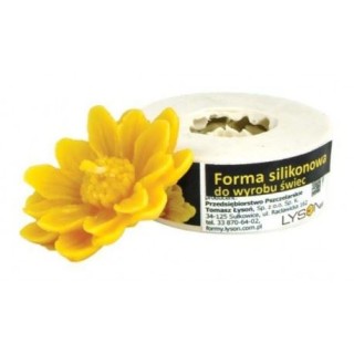 Silikonowa forma na świece - Margaretka pływająca - wzór FS39