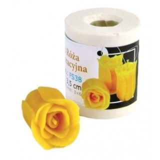 Silikonowa forma na świece - Mini róża dekoracyjna - wzór FS38