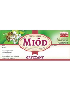 Paczka etykiet na miód gryczany (100szt) - wzór E1254