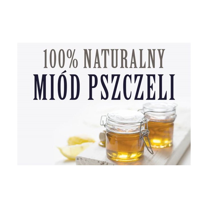 Duża tablica reklamowa  sprzedaż miodu PCV – F342