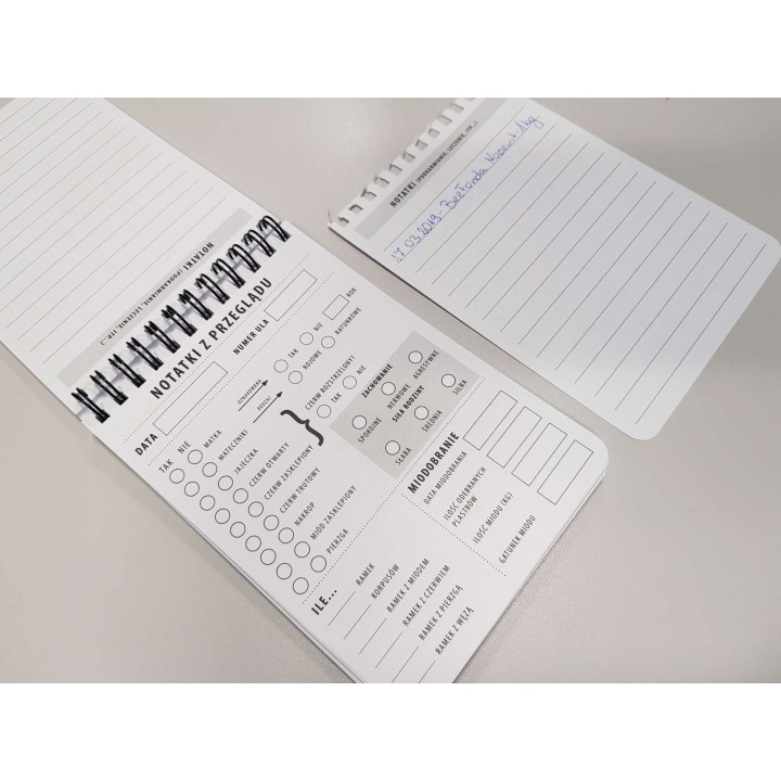 Notatnik pszczelarski - wzór K215