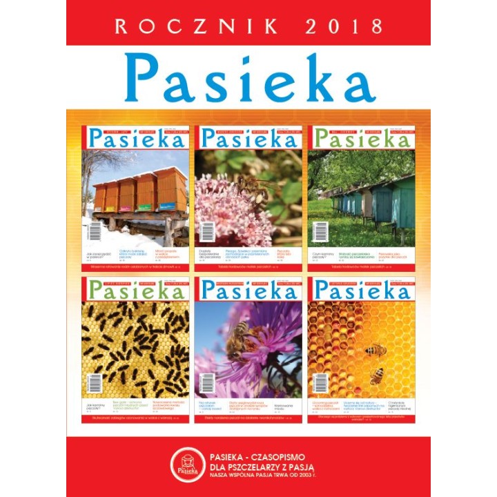 ROCZNIK CZASOPISMA "PASIEKA" 2018 - R18