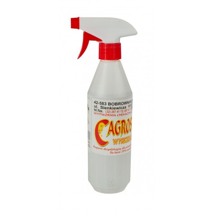 Spirytus Cagrosept z atomizerem do dezynfekcji sprzętu – 450ml -  31578