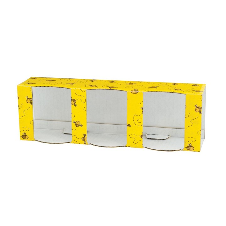 Pudełko Małe na miód (3 słoiki x 35ml) - 1szt