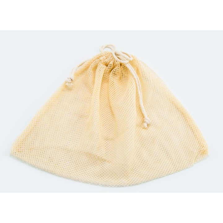 Woreczek z siatki bawełnianej na warzywa, owoce  EKO rozm. 30x30cm (1szt) - WEKS2