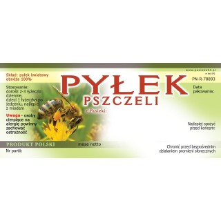 Paczka etykiet na pyłek kwiatowy (50szt) – wzór EP2