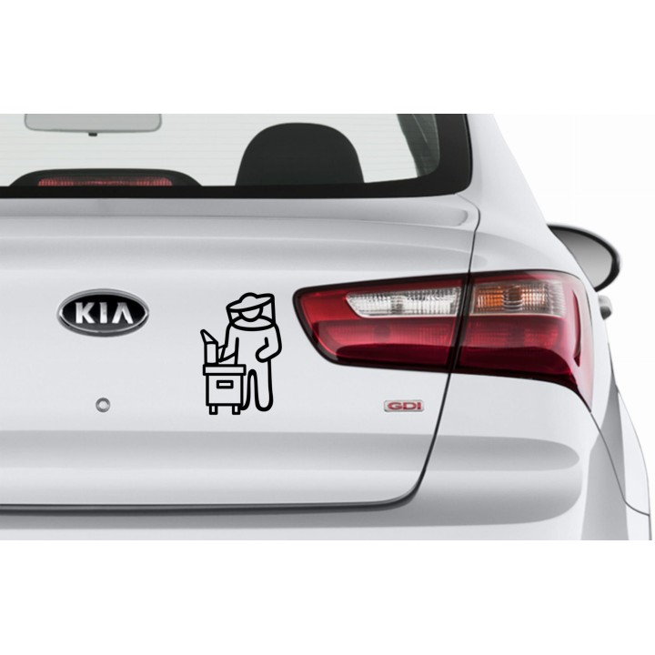 Naklejka samochodowa - wzór NS-012B