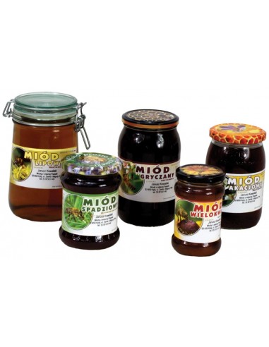 Paczka dużych etykiet na miód mniszkowy...