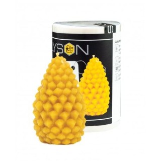 Silikonowa forma na świece - Szyszka - wzór FS496