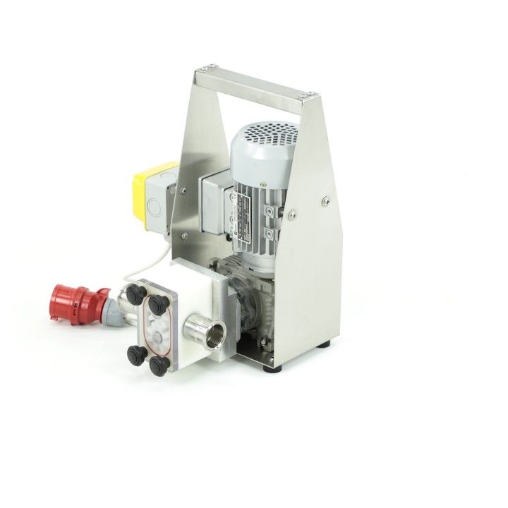 Urządzenie ssąco – tłoczące do kremowania i przepompowywania miodu 0,55 kW, 400V, z modułem zębatym - wersja kompaktowa