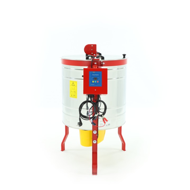 Miodarka diagonalna 5-plastrowa Wielkopolska / Langstroth ręczna + elektryczna 12V/230V Ø600mm – CLASSIC LINE - W20140