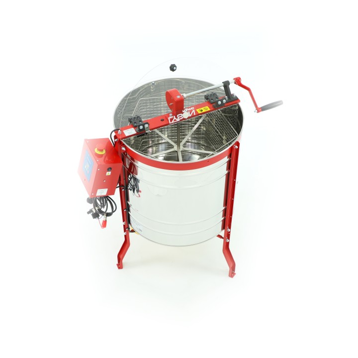 Miodarka diagonalna 5-plastrowa Wielkopolska / Langstroth ręczna + elektryczna 12V/230V Ø600mm – CLASSIC LINE - W20140