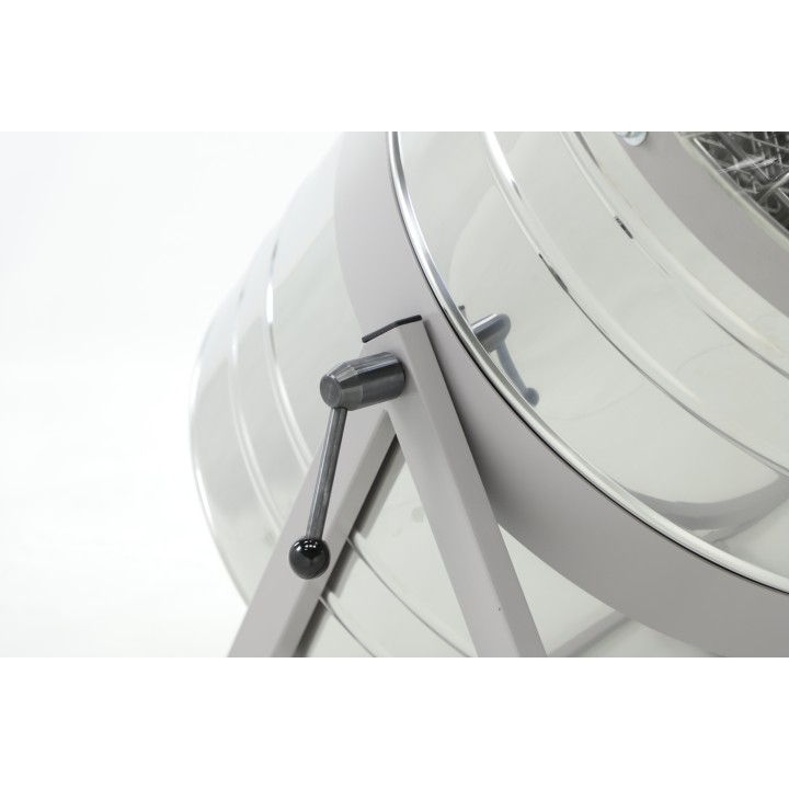 Miodarka  4 kasetowa Langstroth Ø720 elektryczna, elektryczne obniżanie bębna (dostosowana dla osób niepełnosprawnych)