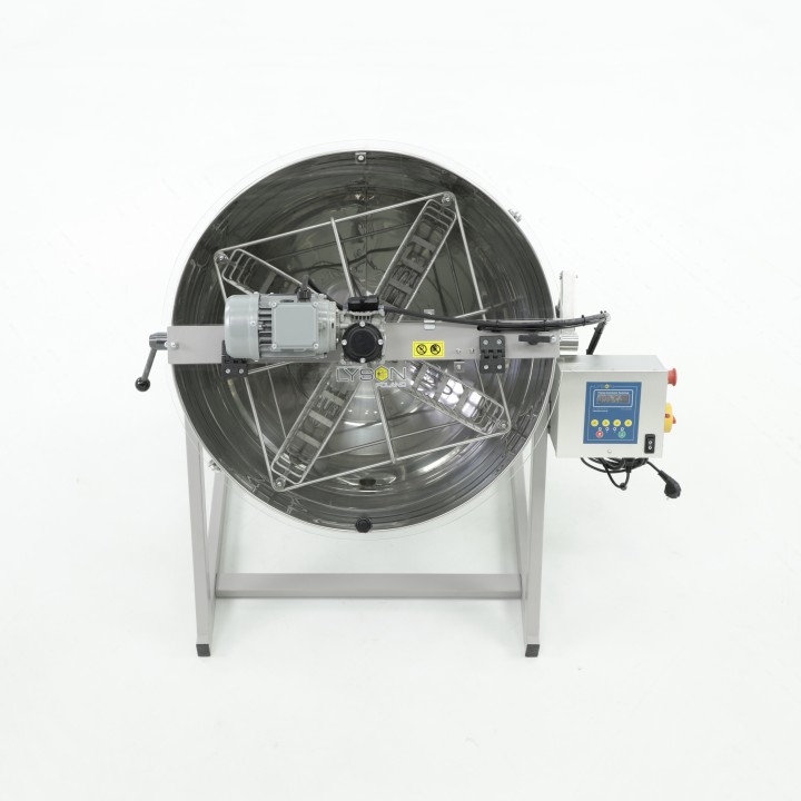 Miodarka  4 kasetowa Langstroth Ø720 elektryczna, elektryczne obniżanie bębna (dostosowana dla osób niepełnosprawnych)