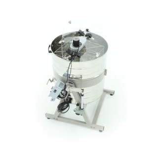 Miodarka 4-plastrowa diagonalna, kosz uniwerslany, FI 600, elektryczna 230V, elektryczne obniżanie bębna - minima line