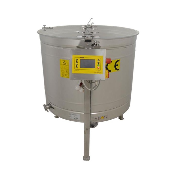 Miodarka 12-kasetowa z przegrodami Dadant / Warszawska Poszerzana elektryczna 230V Ø1200mm – PREMIUM LINE - W20570B_P