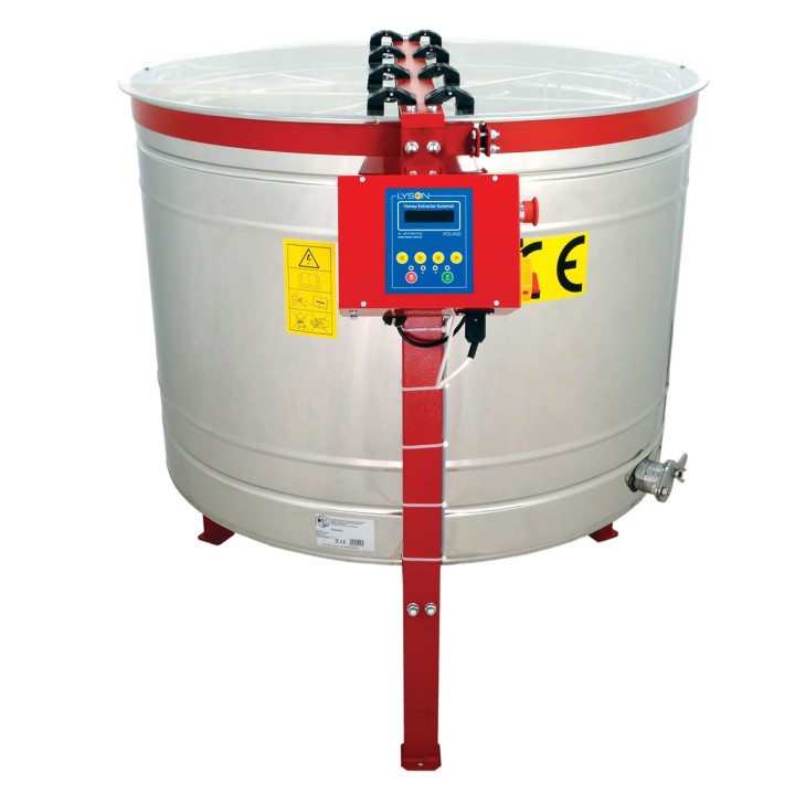 Miodarka 12-kasetowa z przegrodami Wielkopolska / Ostrowskiej elektryczna 230V automat Ø1000mm – CLASSIC LINE - W205300B
