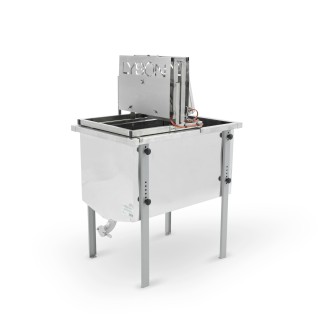 Stół  do odsklepiania wzmocniony 750 mm Optima z odsklepiarką pionową ręczną