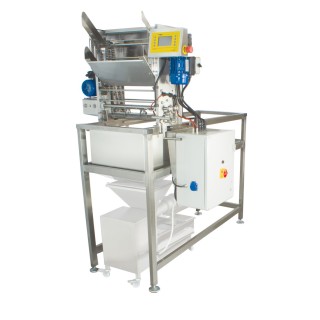 Stół do odsklepiania z odsklepiarką z podajnikiem automatycznym (230V) z obiegiem zamkniętym (na stelażu) -  PREMIUM LINE