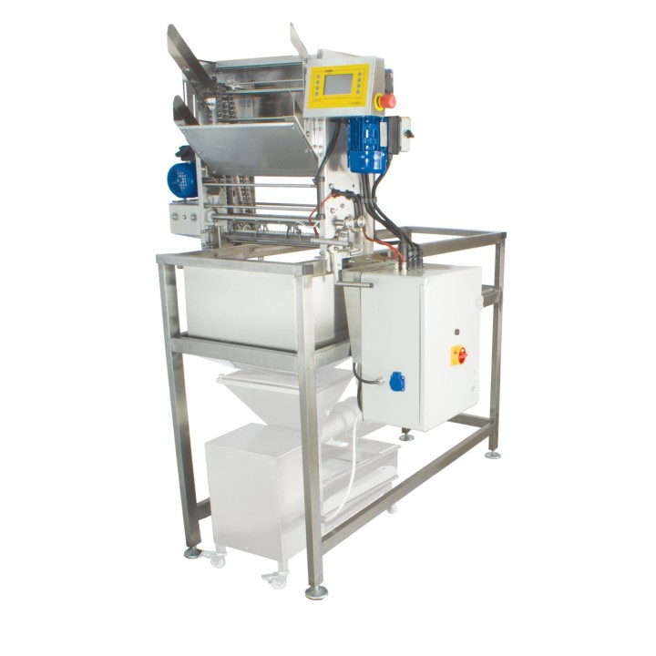 Stół do odsklepiania z odsklepiarką z podajnikiem automatycznym (230V) z obiegiem zamkniętym (na stelażu) -  PREMIUM LINE