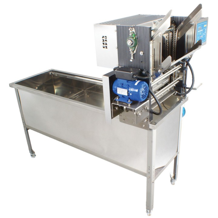 Stół do odsklepiania z podajnikiem automatycznym - zasilanie 400V - noże podgrzewane elektrycznie