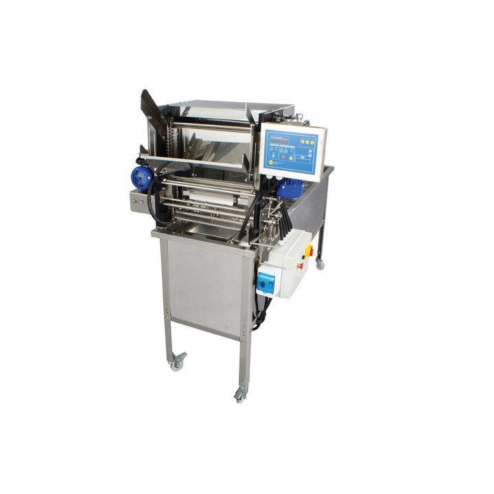 Stół do odsklepiania z podajnikiem automatycznym - zasilanie 400V - noże podgrzewane elektrycznie