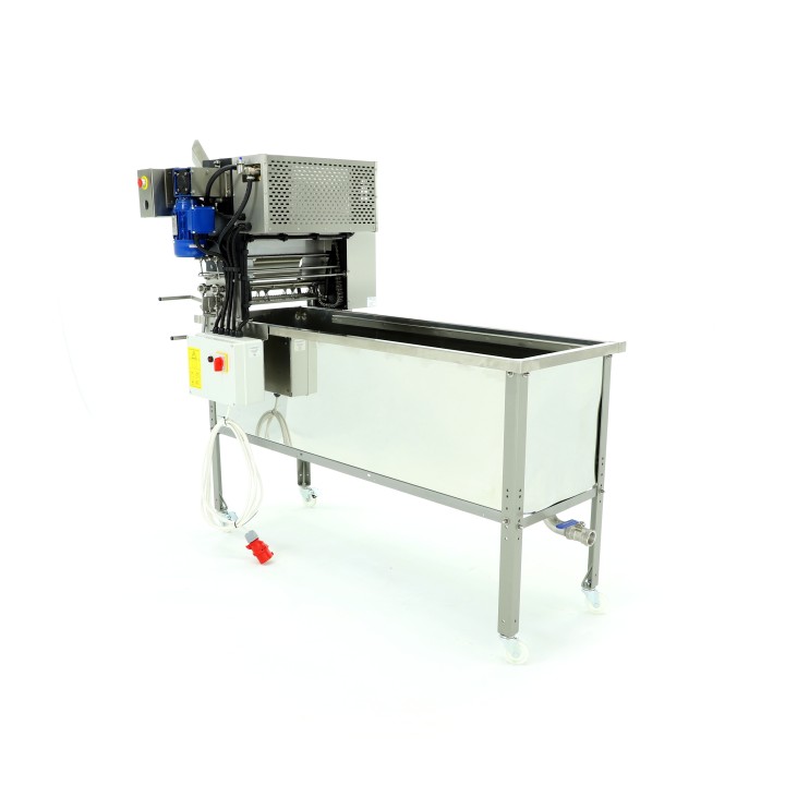 Stół do odsklepiania z podajnikiem automatycznym – 400V – obieg zamknięty