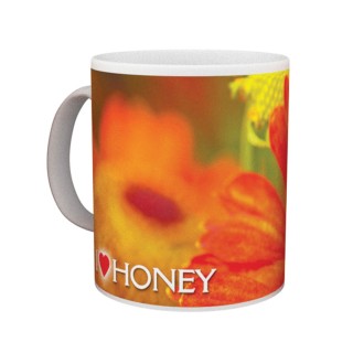 Kubek z motywem pszczelarskim "I LOVE HONEY" - KUB3