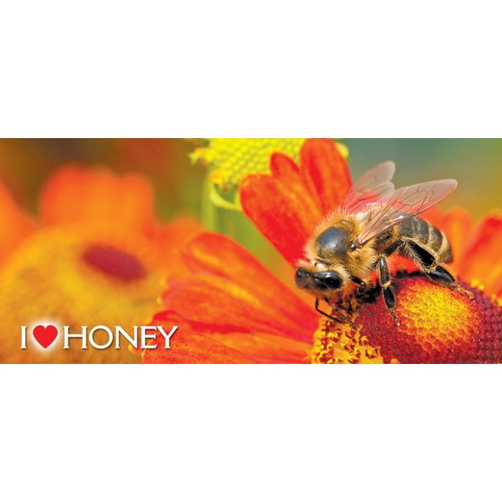 Kubek z motywem pszczelarskim "I LOVE HONEY" - KUB3