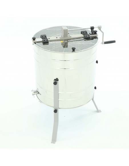 Miodarka 4-plastrowa diagonalna ręczna , Ø600, kosz uniwersalny - W2027BV