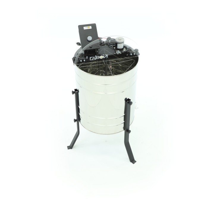 Miodarka 4-plastrowa diagonalna elektryczna 230V, Ø600, kosz uniwersalny - BASIC LINE -  W224BB