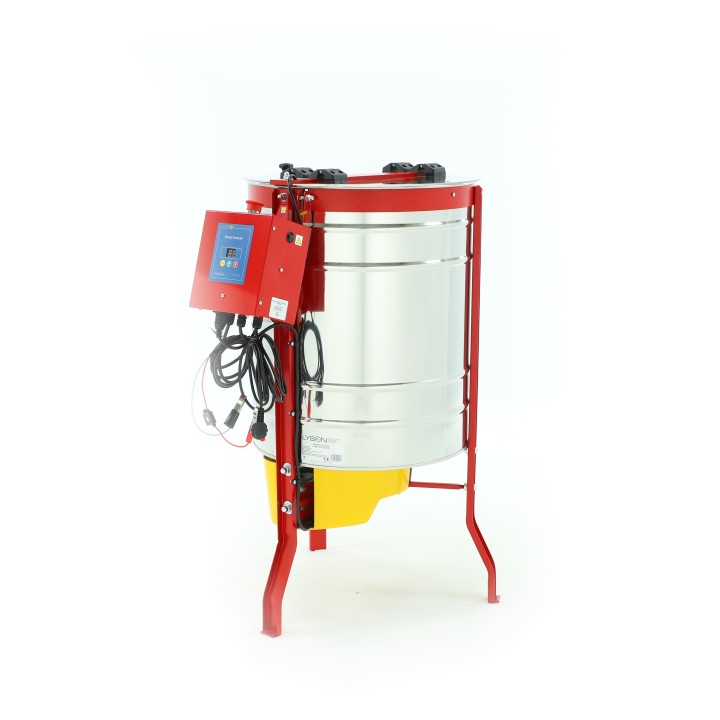 Miodarka diagonalna 4-plastrowa Wielkopolska / Langstroth elektryczna 12V/230V Ø500mm – CLASSIC LINE - W2013C