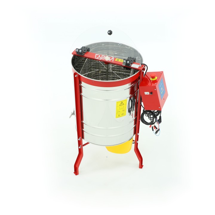 Miodarka diagonalna 4-plastrowa Wielkopolska / Langstroth elektryczna 12V/230V Ø500mm – CLASSIC LINE - W2013C