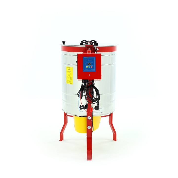 Miodarka diagonalna 4-plastrowa Wielkopolska / Langstroth elektryczna 12V/230V Ø500mm – CLASSIC LINE - W2013C