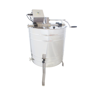 Miodarka 4-plastrowa diagonalna ręczna + elektryczna 12V/230V O600MM - wzór W225MS