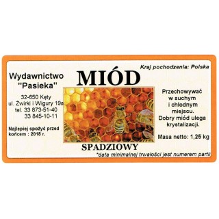 Etykieta z własnym nazwiskiem (100 szt) - wzór EN12