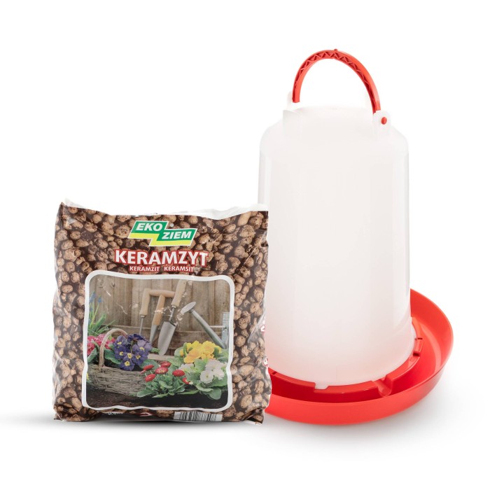 Poidło dla pszczół 6l + keramzyt 2L ZESTAW - ZES5