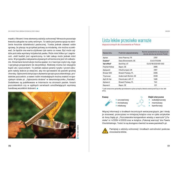 Książka „Rok w pasiece" wyd. II (praca zbiorowa pod redakcją Teresy Kobiałki) -  K2300