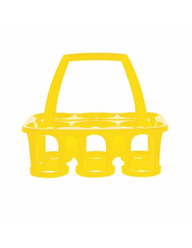 Kobiałka na słoiki z miodem - żółta - TS2