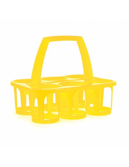 Kobiałka na słoiki z miodem - żółta - TS2