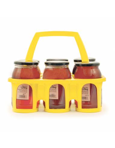 Kobiałka na słoiki z miodem - żółta - TS2