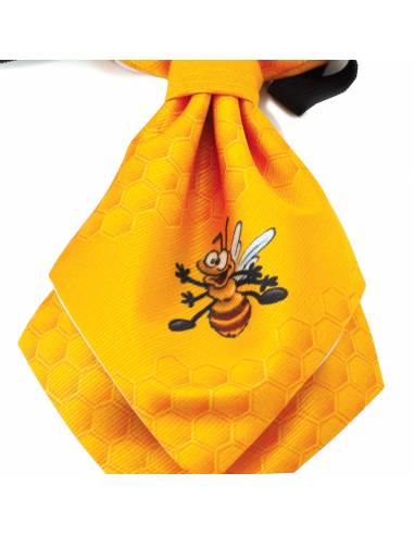 Krawat miodowy dla Pań z pszczołą - KRAW8
