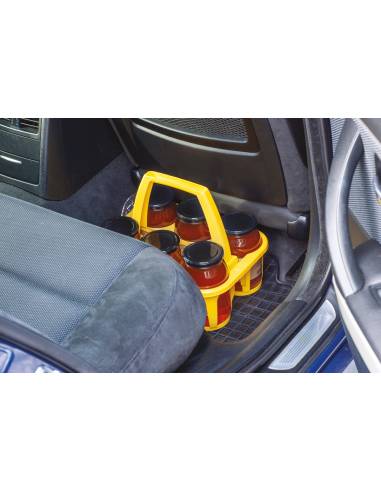 Kobiałka na słoiki z miodem - żółta - TS2