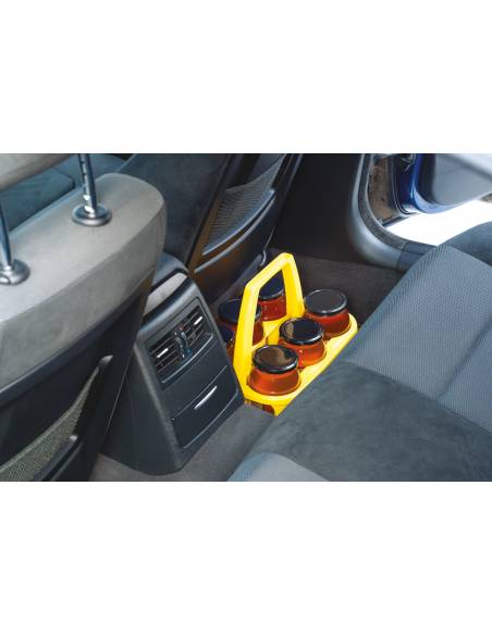 Kobiałka na słoiki z miodem - żółta - TS2