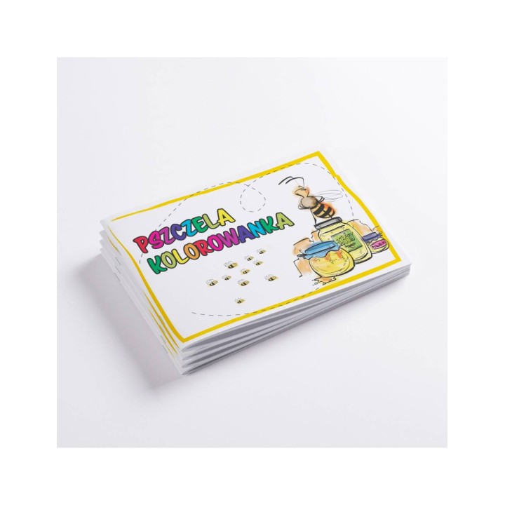 Pszczela kolorowanka dla dzieci - API128
