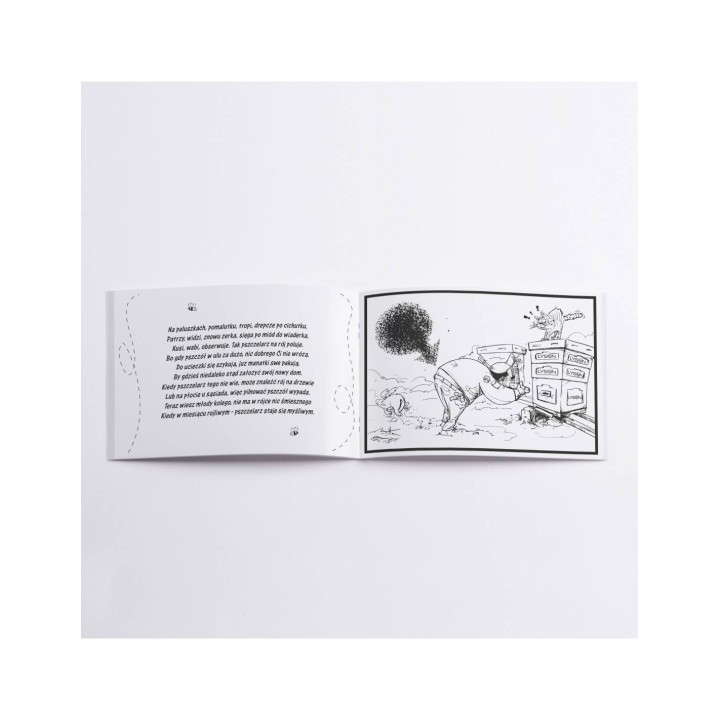 Pszczela kolorowanka dla dzieci - API128