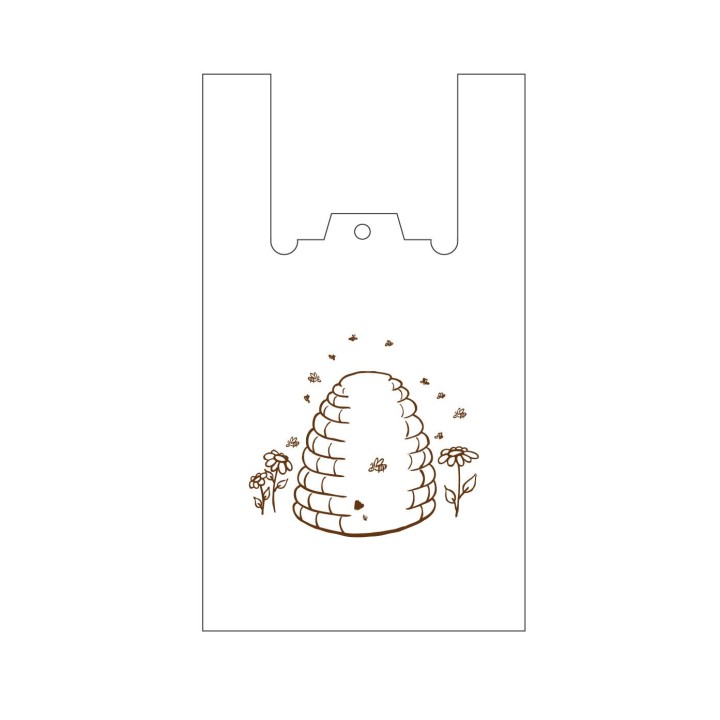 Torby foliowe HDPE "Kószka"  na słoiki z miodem (200szt) – HDPE5